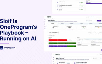 Sloif Is OneProgram’s Playbook – Running on AI
